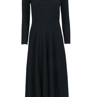 Vince - Black Long Sleeve Midi Dress Sz 0