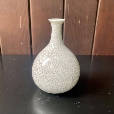 Vintage Crackle Glaze Vase 