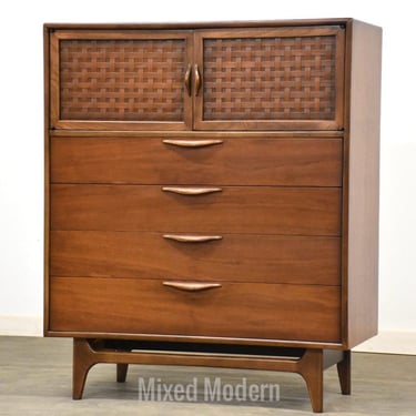 Lane Perception Walnut Tall Dresser 