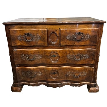 18th c Walnut French Commode