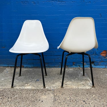 Two Herman Miller Eames Style Side Chairs 