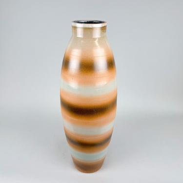 Mid-Century Large Ceramic Floor Vase, Czechoslovakia 