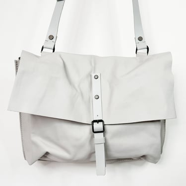 Cement Leather Crossbody Bag in CEMENT only