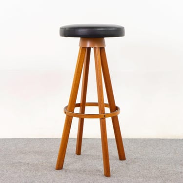 Teak Danish Bar Stool by Hans Olsen - (D1247) 