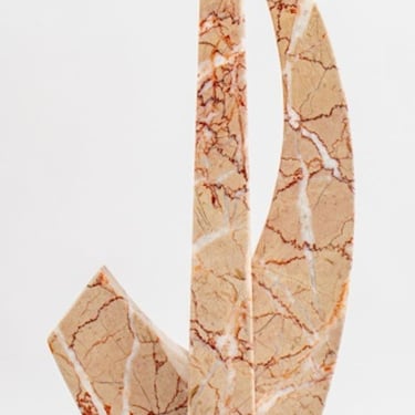 Thea Tewi &quot;Offering&quot; Abstract Marble Sculpture