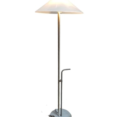 Chrome Memphis Style Adjustable Italian Floor Lamp 