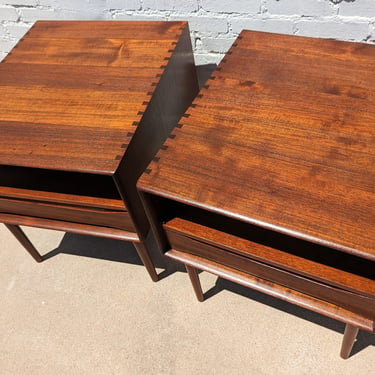 Mid Century Danish Modern Teak SideTables by Johannes Aasbjerg 