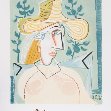 Femme a la Collerette by Pablo Picasso, Marina Picasso Estate Poster 