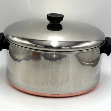 vintage Revere Ware  Quart Stockpot 