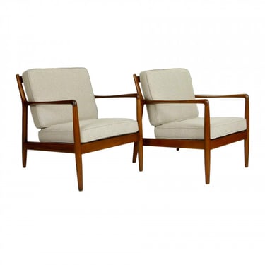 Pair of Swedish Lounge Chairs