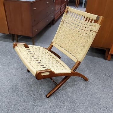 Mid Century Rope Chair (Please Read Shipping Info in Description) 