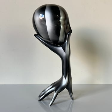 90's Postmodern Hand and Head Sculpture 