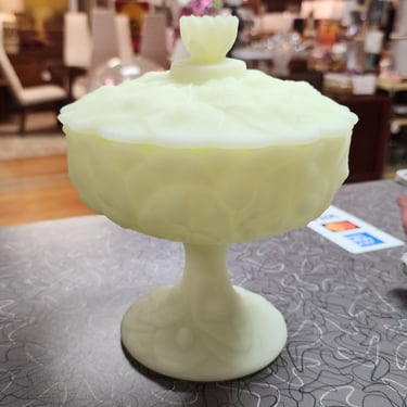 Fenton Lily of the Valley Candy Dish MAG