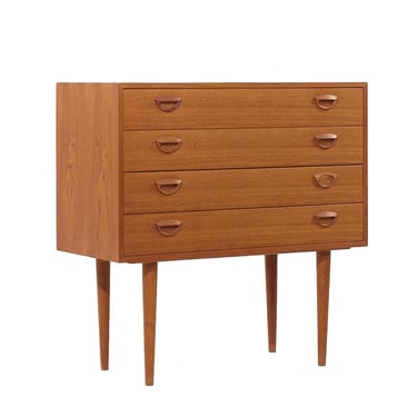 Kai Kristiansen for Feldballes Møbelfabrik Mid Century Danish Teak 4 Drawers Dresser - mcm 