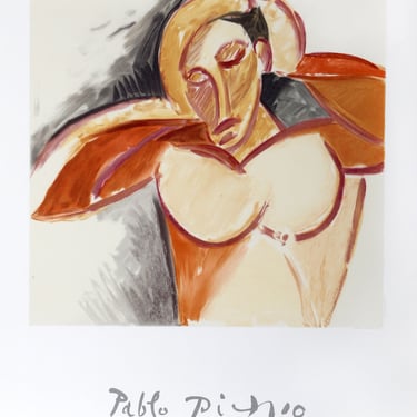 Etude Pour le Nu by Pablo Picasso, Marina Picasso Estate Lithograph Poster 