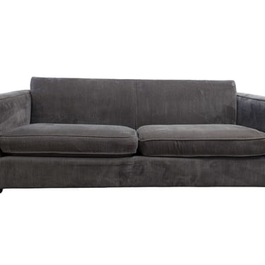 Dark Gray Modern Loveseat