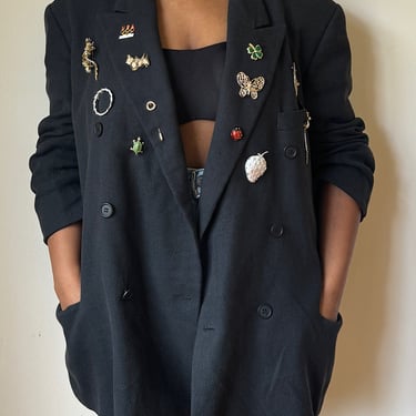 Vintage Rework Broach Armani Blazer