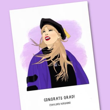 Taylor's Version Graduation Greeting Card