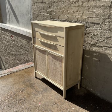 Modern Caned Cabinet