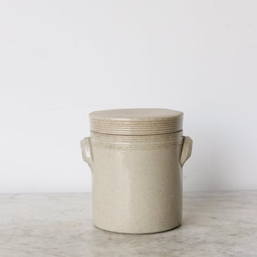 Stoneware Crock with Lid