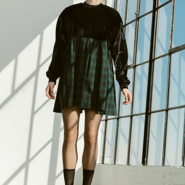 Carleen Lorilyn Dress - Ivy Plaid