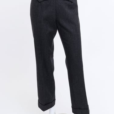 Wool Blend Western Pant