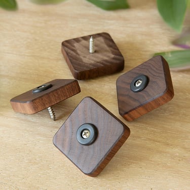 WALNUT cutting board feet, set of 4 butcher block, chopping block legs - Made in Portland, OR, USA 