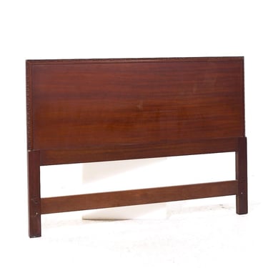 Frank Lloyd Wright for Heritage Henredon 'Taliesin' Mid Century Mahogany Full Headboard - mcm 