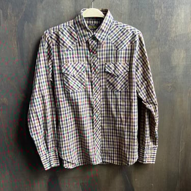Goldmine Plaid Pearl Snap