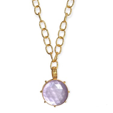Lavender Doublet Necklace