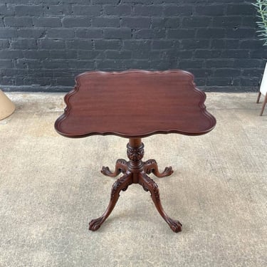 Antique Mahogany Chippendale Style Side/End Table, c.1950’s 