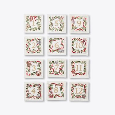 12 Days of Christmas Cocktail Napkin Set