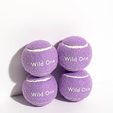 Wild One - Set Of 4 Tennis Balls - Lilac