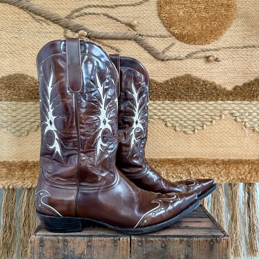 1960s lace-up boots vintage Bort Carleton tall leather speed
