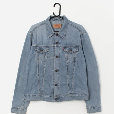 Women's vintage Levis for girls pale blue denim jacket - Medium 