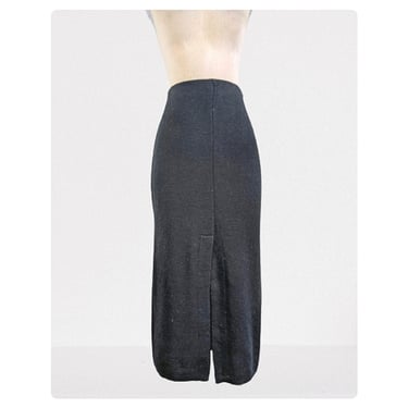 vintage 00's knit maxi skirt (Size: S)