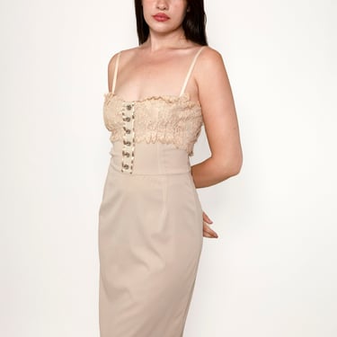 Dolce & Gabbana Bra Lace Slip Dress 