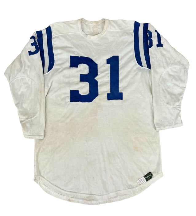 Vintage 60's Dick Bielski Baltimore Colts Game Worn Jersey