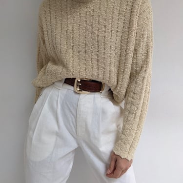 Favorite Cream Knit Turtleneck