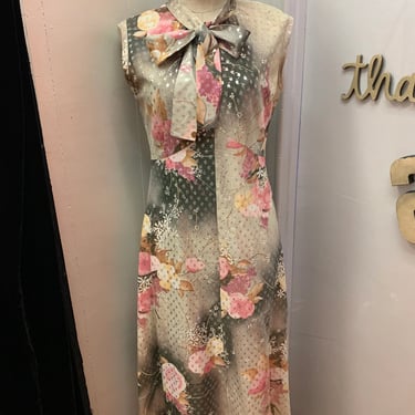 FLORAL 60s Spring Maxi/Gown 