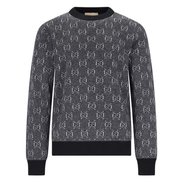 Gucci Men Gg' Jacquard Sweater