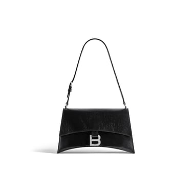 Balenciaga Women Small Crush Sling Leather Shoulder Bag