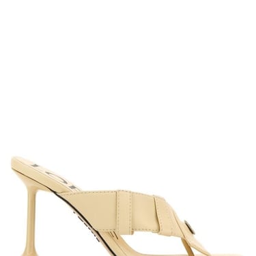 Loewe Woman Cream Nappa Leather Toy Panta Mules