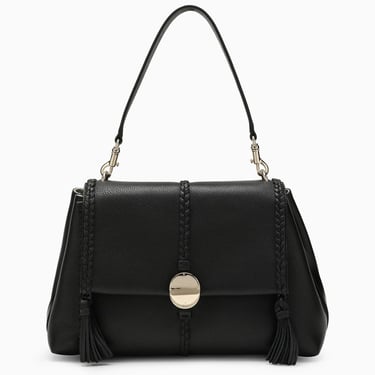 Chloe Penelope Black Leather Shoulder Bag Women