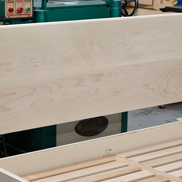Bleached Maple Willard Bed Frame ~ Platform Bed Frame 