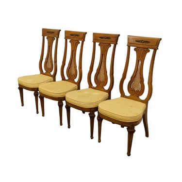 Set of 4 THOMASVILLE FURNITURE Villa d'Este Collection Italian Provincial Dining Side Chairs 360-3863-20 
