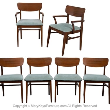 Mid-Century Walnut Dining Chairs 