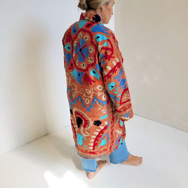Long Embroidered Jacket - No. 015