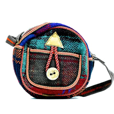Deadstock VINTAGE: 1980's - Woven Kilim Turkish Bag - Turkish Messenger Bag Purse, Woven Tapestry Bag - Boho, Hipster - SKU 708-00028092 
