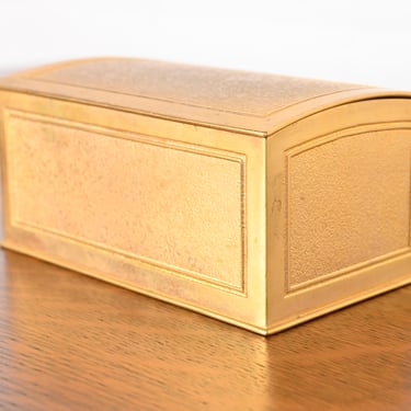 Tiffany Studios New York Bronze Doré Desk Box or Humidor
